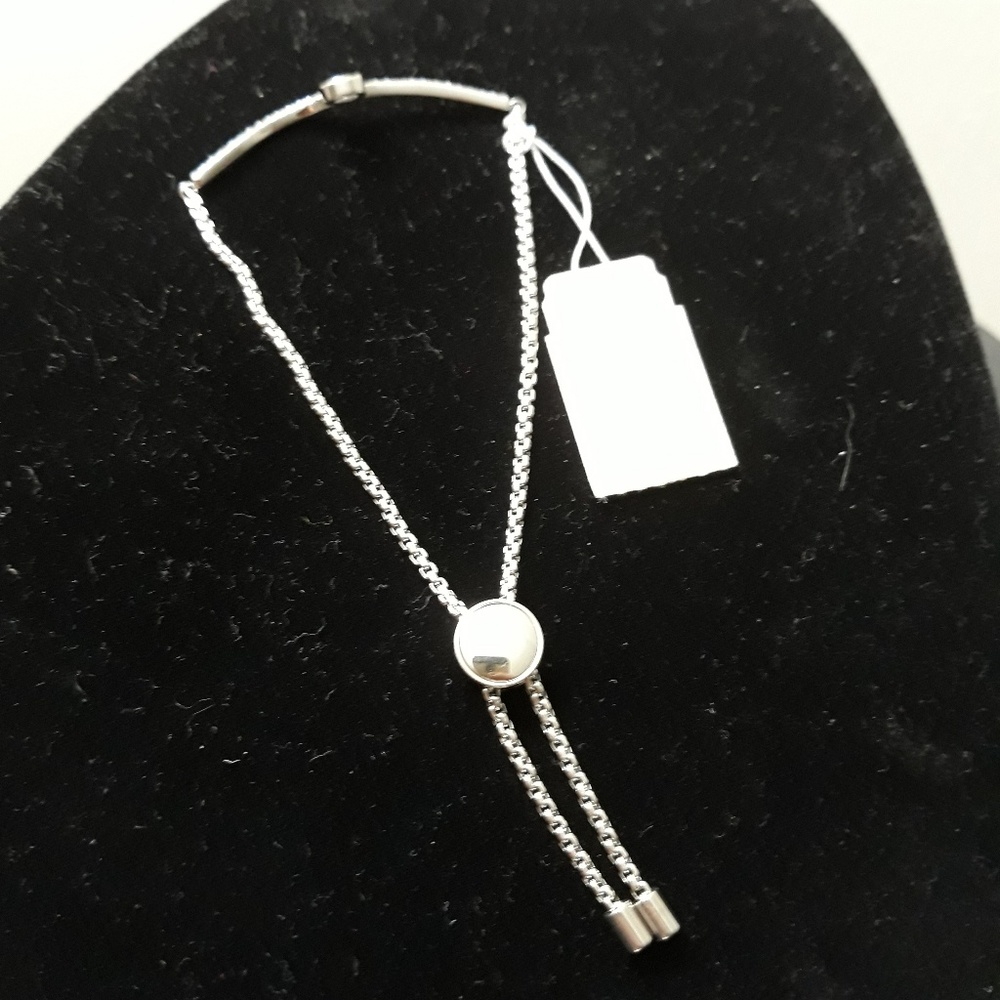 Michael Kors sterling silver slider bracelet - Picture 6 of 8